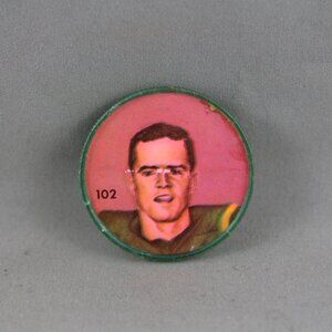 Nallys Chips(1963) - CFL Picture Disc -Mike Wicklum Edmonton Eskimos -102 of 150